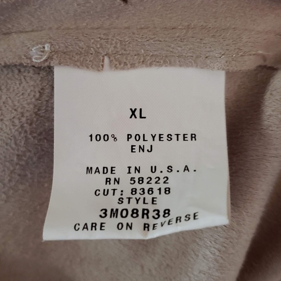 Studio M Microsuede Button Up Shirt - Picture 4 of 5